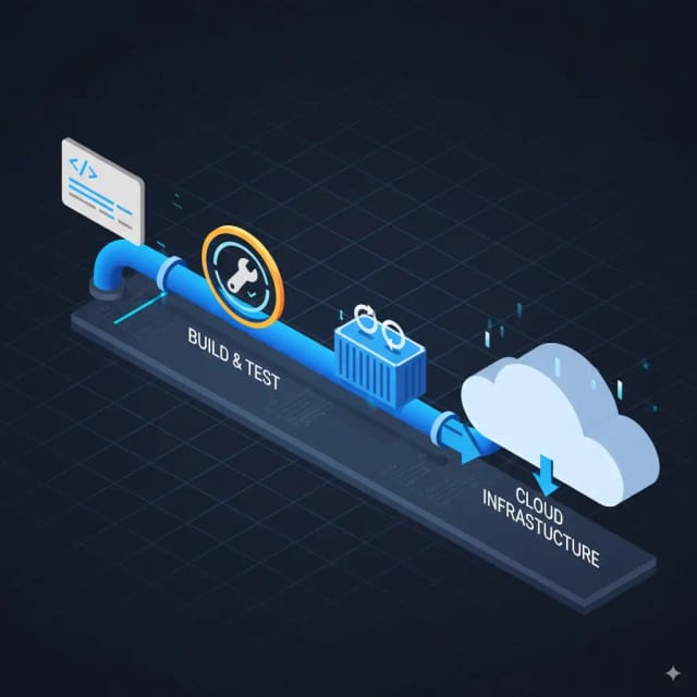 Ilustración de Cloud y DevOps